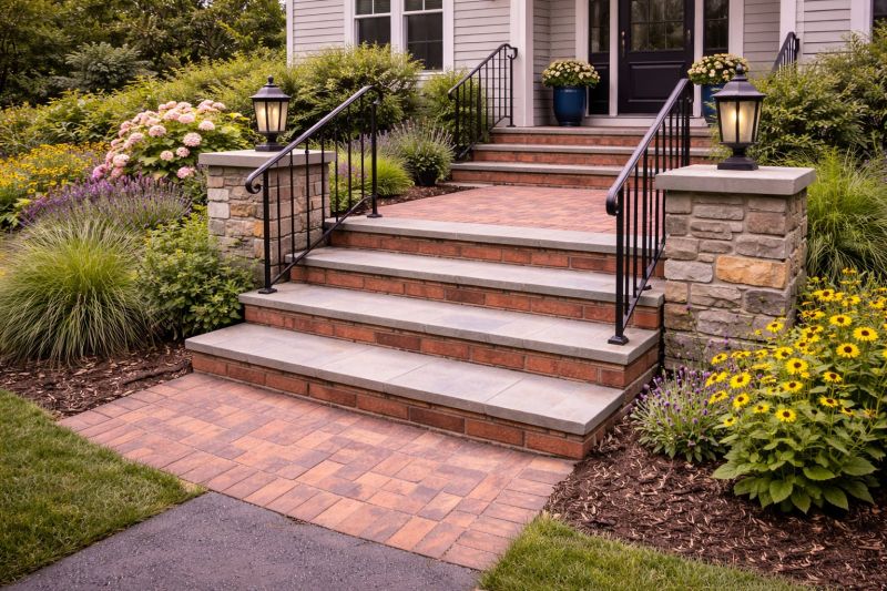 Brick Porch Installation in Norwalk, CT